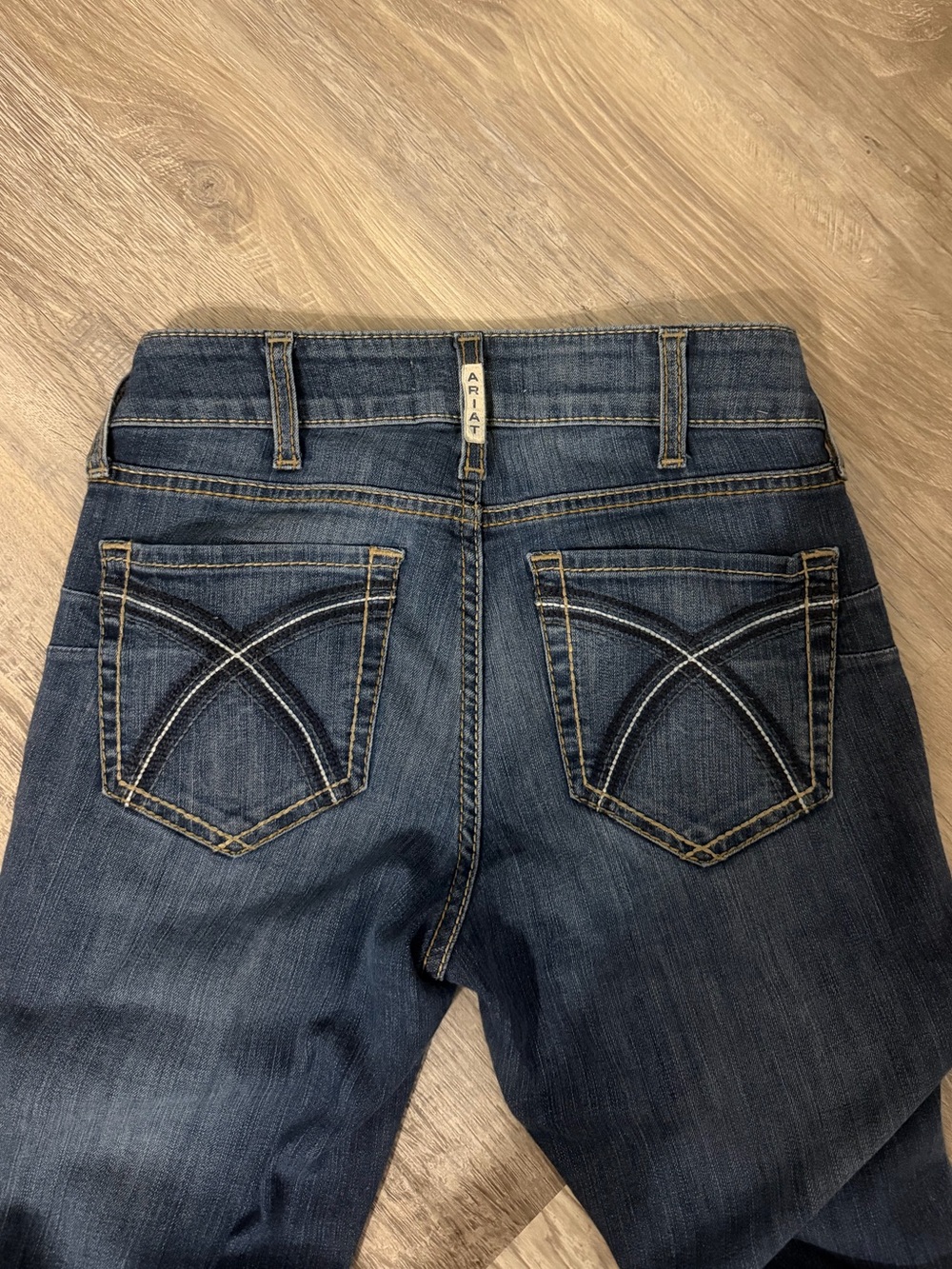 ARIAT WOMEN'S REAL ROSA DARK WASH RELAX FIT BOOT CUT JEANS 27XL